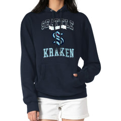 Seattle Kraken G-III 4Her by Carl Banks Women's Team Logo Tri-Blend Fleece Pullover Hoodie - Deep Sea Blue | NHL sale