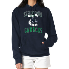 Vancouver Canucks G-III 4Her by Carl Banks Women's Team Logo Tri-Blend Fleece Pullover Hoodie - Navy | NHL online