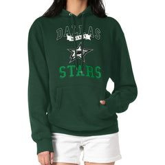 Dallas Stars G-III 4Her by Carl Banks Women's Team Logo Tri-Blend Fleece Pullover Hoodie - Olive | NHL Clearance