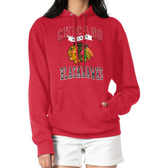 Chicago Blackhawks G-III 4Her by Carl Banks Women's Team Logo Tri-Blend Fleece Pullover Hoodie - Red | NHL sale