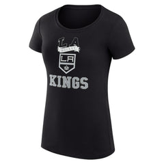 Los Angeles Kings G-III 4Her by Carl Banks Women's Super-Slim Fit Lightweight Team Logo Graphic T-Shirt - Black | NHL on sale