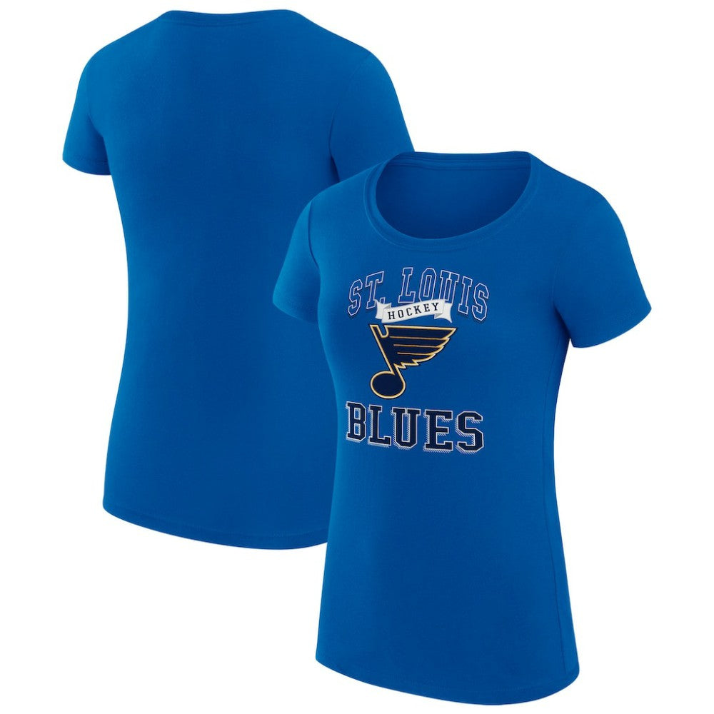 St. Louis Blues G-III 4Her by Carl Banks Women's Super-Slim Fit Lightweight Team Logo Graphic T-Shirt - Blue | NHL discount