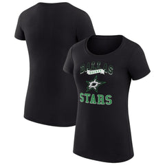 Dallas Stars G-III 4Her by Carl Banks Women's Super-Slim Fit Lightweight Team Logo Graphic T-Shirt - Black | NHL sale