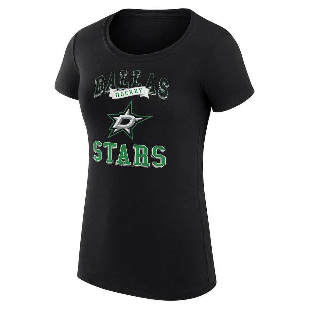 Dallas Stars G-III 4Her by Carl Banks Women's Super-Slim Fit Lightweight Team Logo Graphic T-Shirt - Black | NHL sale
