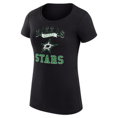Dallas Stars G-III 4Her by Carl Banks Women's Super-Slim Fit Lightweight Team Logo Graphic T-Shirt - Black | NHL sale