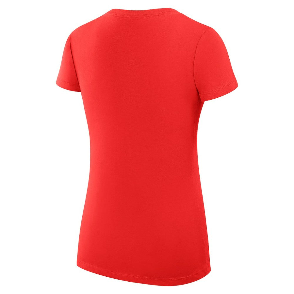 Florida Panthers G-III 4Her by Carl Banks Women's Super-Slim Fit Lightweight Team Logo Graphic V-Neck T-Shirt - Red | NHL discount