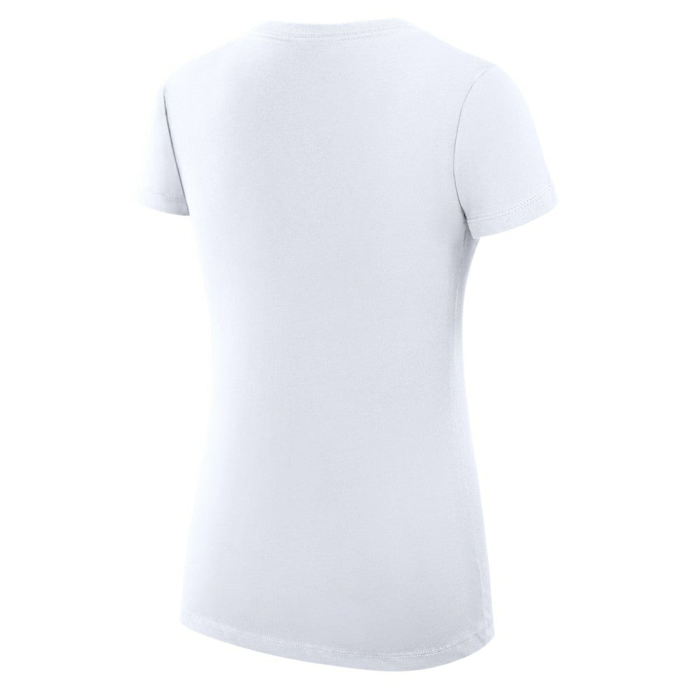 Winnipeg Jets G-III 4Her by Carl Banks Women's Super-Slim Fit Lightweight Team Logo Graphic V-Neck T-Shirt - White | NHL Clearance
