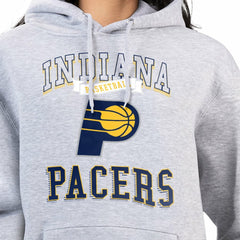 Indiana Pacers G-III 4Her by Carl Banks Women's Graphic Fleece Pullover Hoodie Heather Gray