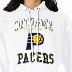 Indiana Pacers G-III 4Her by Carl Banks Women's Graphic Fleece Pullover Hoodie White