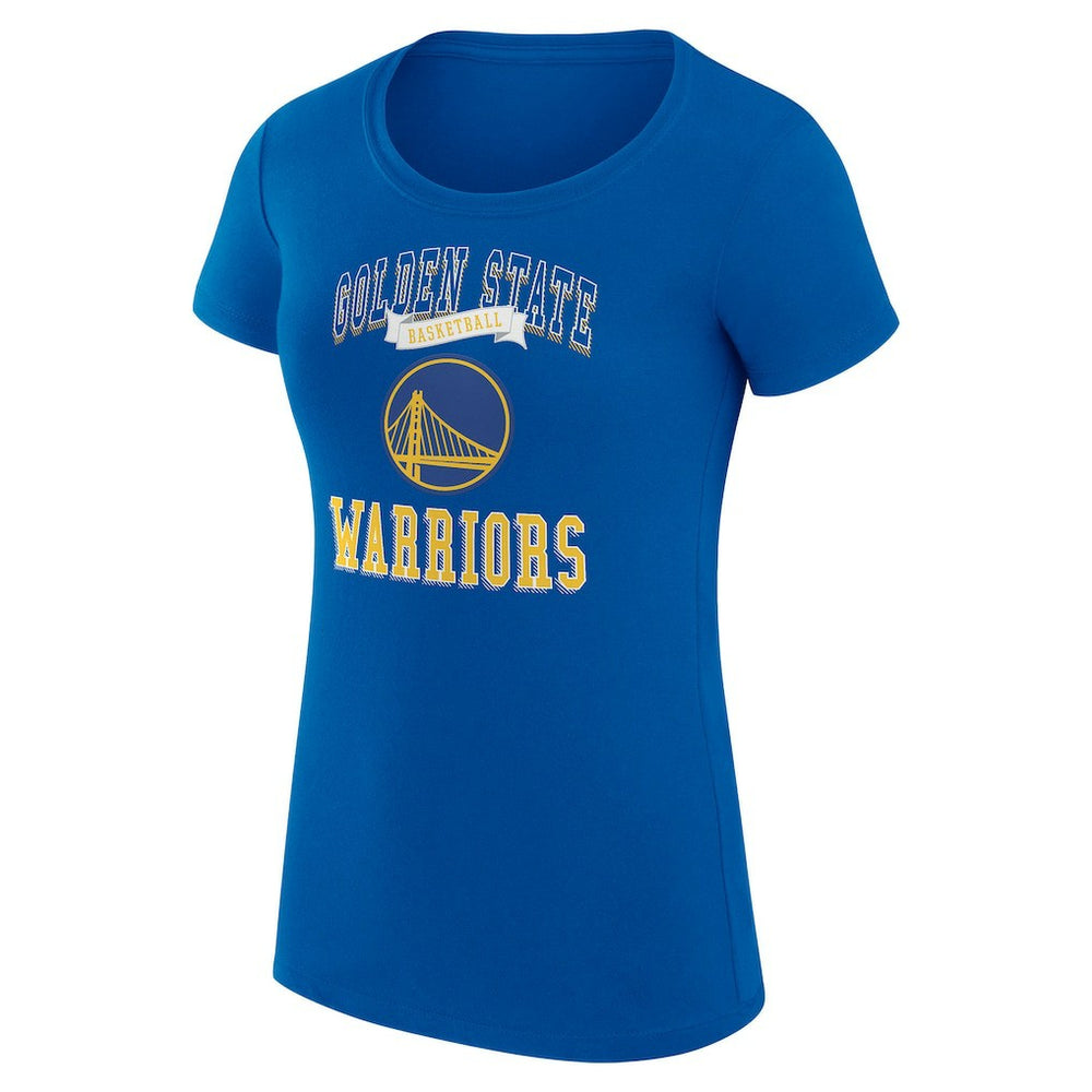 Golden State Warriors G-III 4Her by Carl Banks Women's Super-Slim Fit Lightweight Team Logo T-Shirt Royal