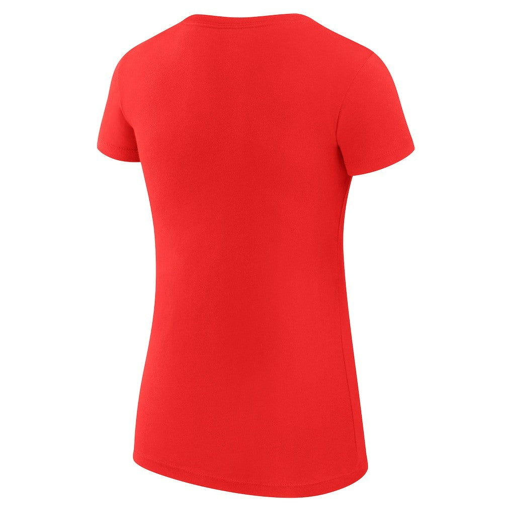 Chicago Bulls G-III 4Her by Carl Banks Women's Super-Slim Fit Lightweight Team Logo T-Shirt Red