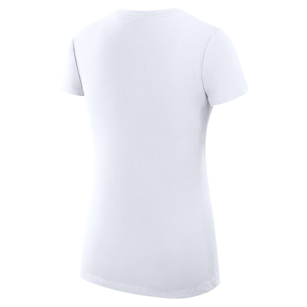 Oklahoma City Thunder G-III 4Her by Carl Banks Women's Super-Slim Fit Lightweight Team Logo V-Neck T-Shirt White
