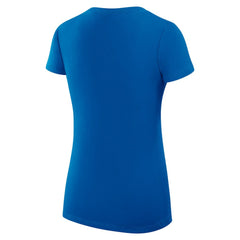 New York Knicks G-III 4Her by Carl Banks Women's Super-Slim Fit Lightweight Team Logo V-Neck T-Shirt Blue