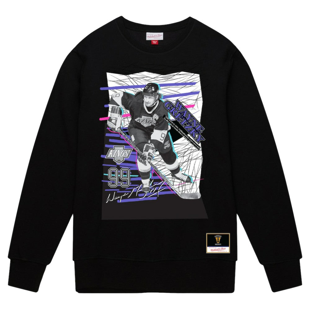 Wayne Gretzky Los Angeles Kings Mitchell & Ness Streak Pullover Sweatshirt - Black | NHL near me