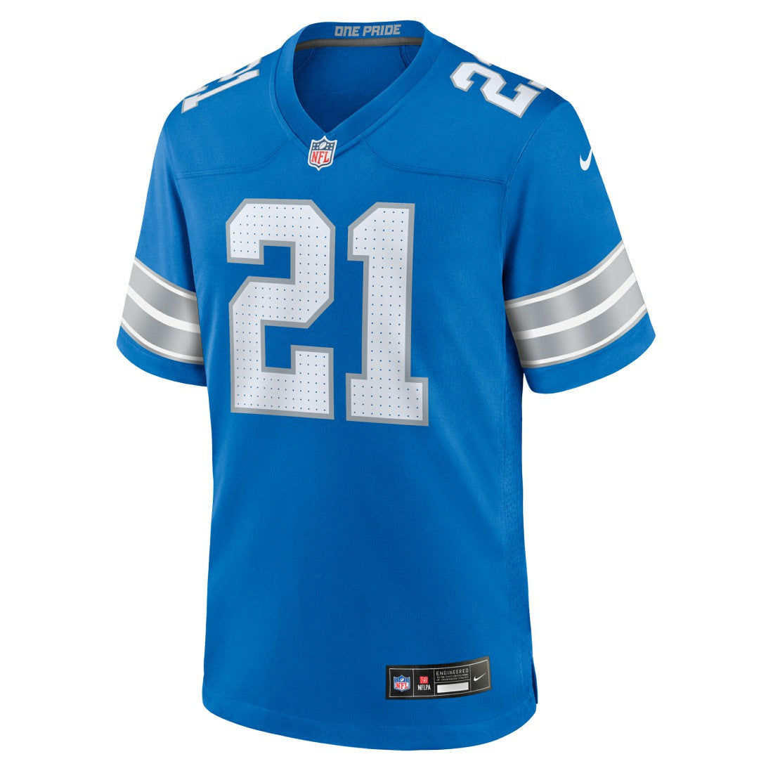 Amik Robertson Detroit Lions Game Jersey - Blue - Nike