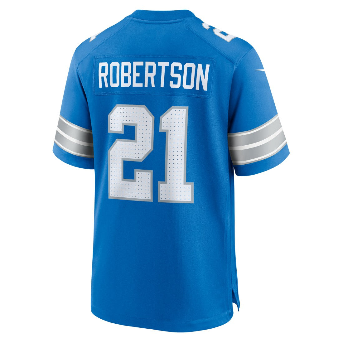Amik Robertson Detroit Lions Game Jersey - Blue - Nike