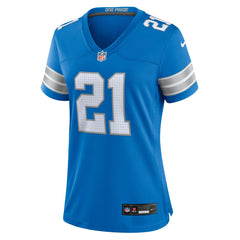 Amik Robertson Detroit Lions Women's Team Game Jersey - Blue - Nike