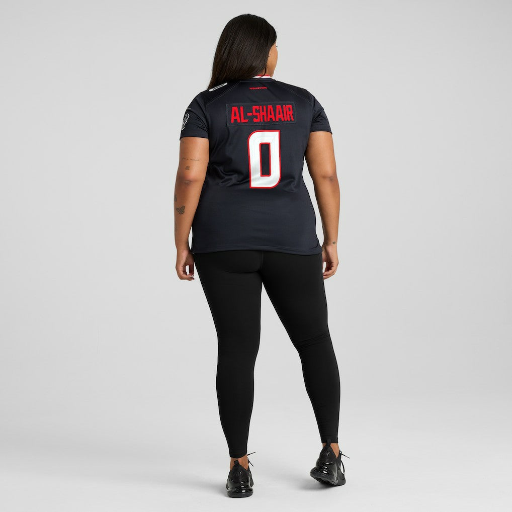 Azeez Al-Shaair Houston Texans Women's Team Game Jersey - Navy - Nike