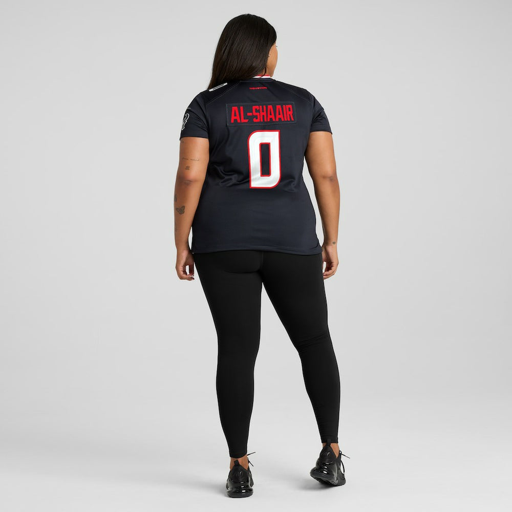 Azeez Al-Shaair Houston Texans Women's Team Game Jersey - Navy - Nike