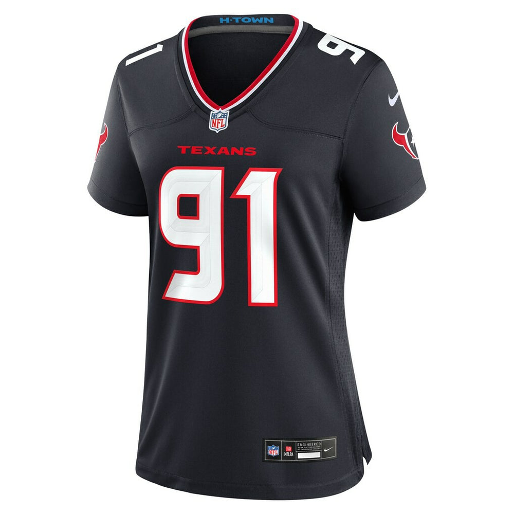 Folorunso Fatukasi Houston Texans Women's Team Game Jersey - Navy - Nike
