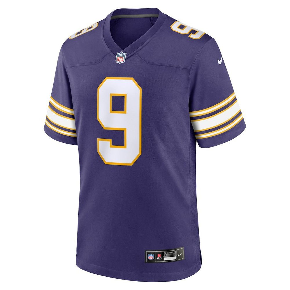 J.J. McCarthy Minnesota Vikings 2nd Alternate Player Game Jersey - Purple - Nike