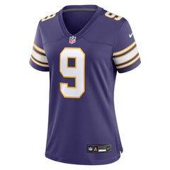 J.J. McCarthy Minnesota Vikings Women's 2nd Alternate Player Game Jersey - Purple - Nike