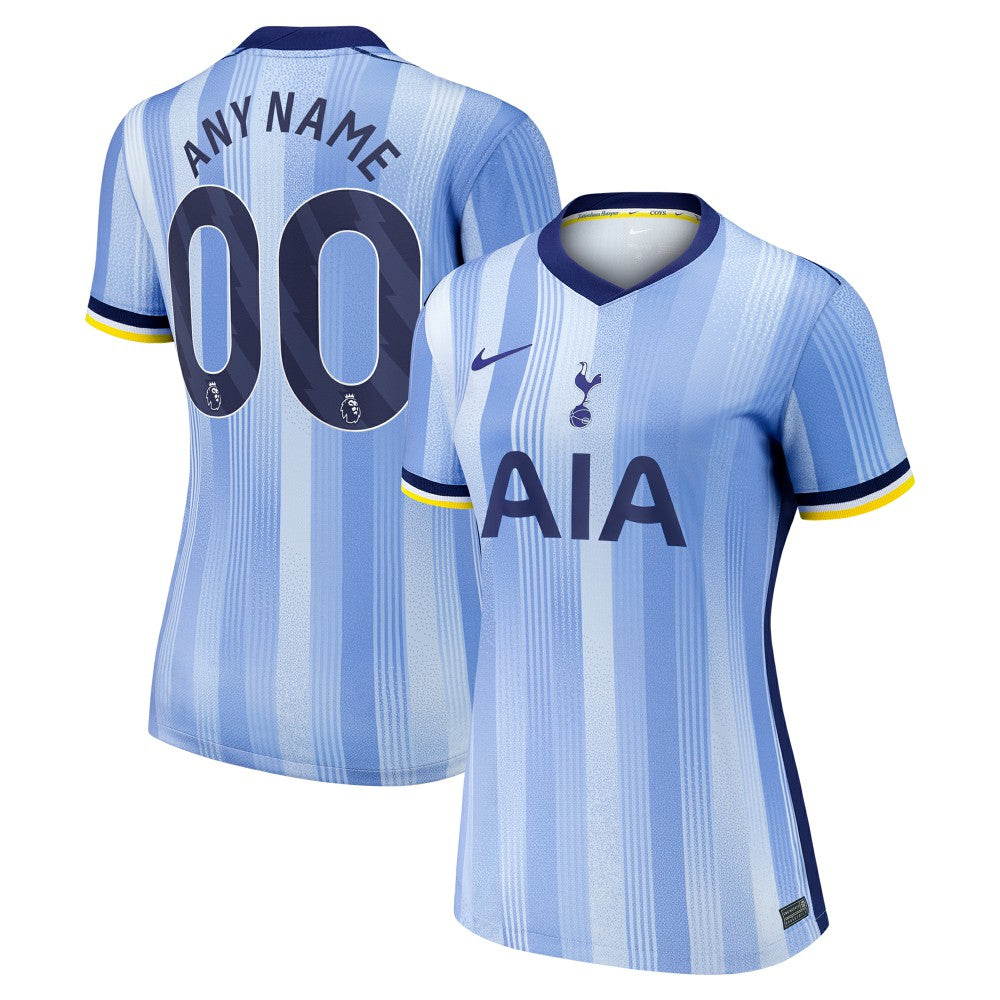 Nike - Tottenham Hotspur Women's 2024/25 Away Replica Custom Jersey - Blue