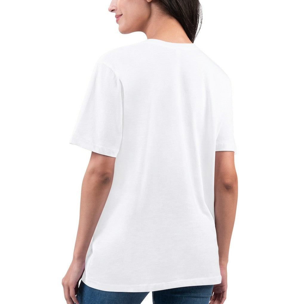 Houston Texans G-III 4Her by Carl Banks Women's Super-Slim Fit Lightweight H-Town T-Shirt - White - NFL