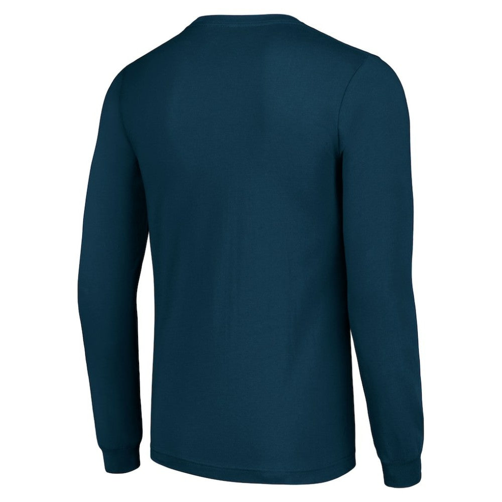 Washington Capitals Starter Four Team Name Logo Long Sleeve Graphic T-Shirt - Navy | NHL Lifestyle