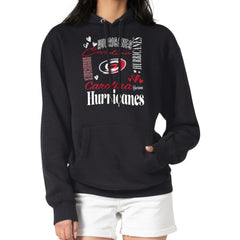 Carolina Hurricanes G-III 4Her by Carl Banks Women's Collage Team Graphic Tri-Blend Fleece Pullover Hoodie - Black | NHL Clearance