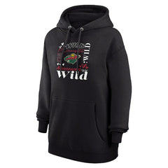 Minnesota Wild G-III 4Her by Carl Banks Women's Collage Team Graphic Tri-Blend Fleece Pullover Hoodie - Black | NHL online