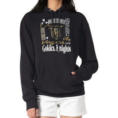 Vegas Golden Knights G-III 4Her by Carl Banks Women's Collage Team Graphic Tri-Blend Fleece Pullover Hoodie - Black | NHL on sale