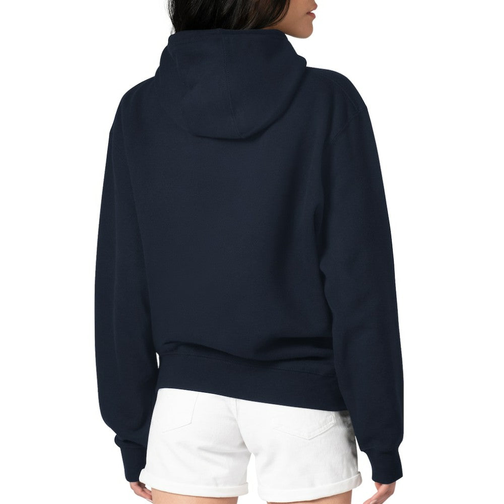 Nashville Predators G-III 4Her by Carl Banks Women's Collage Team Graphic Tri-Blend Fleece Pullover Hoodie - Navy | NHL Lifestyle