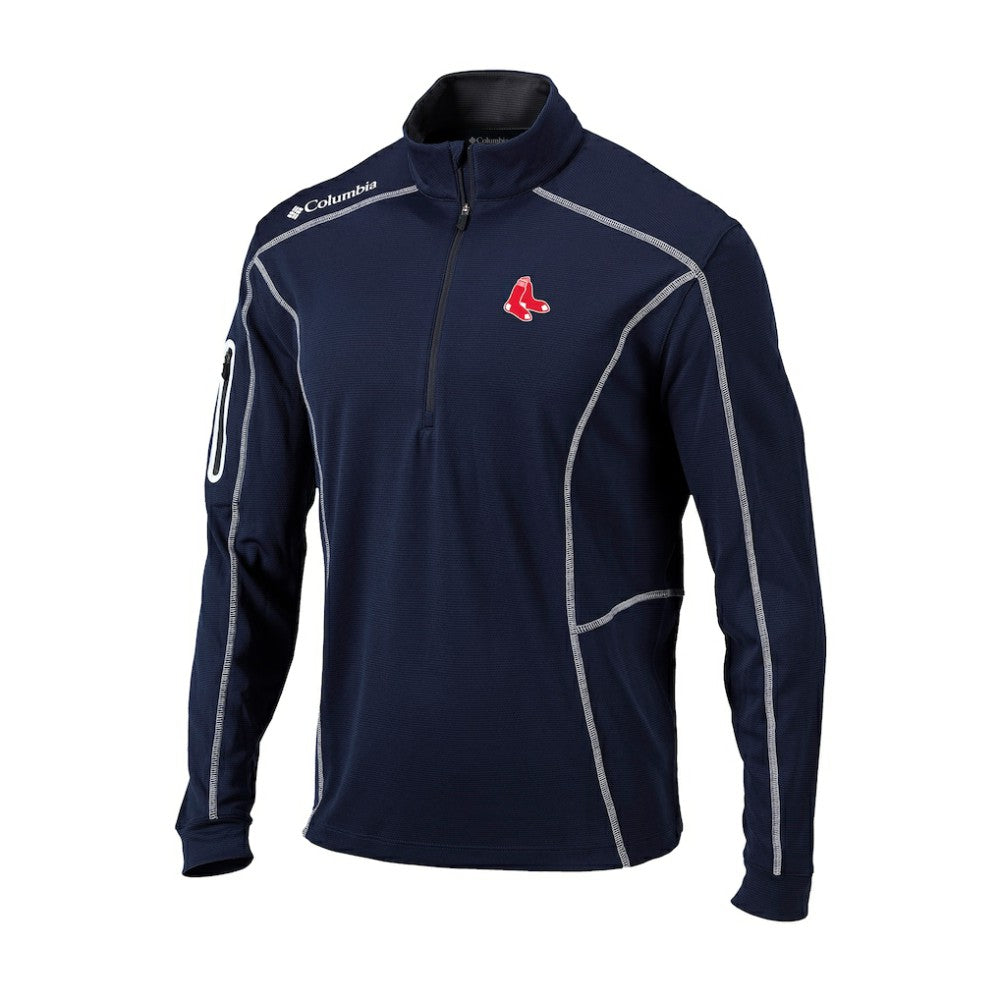 Boston Red Sox Columbia Cooperstown Collection Omni-Wick Shotgun Quarter-Zip Top Near Me