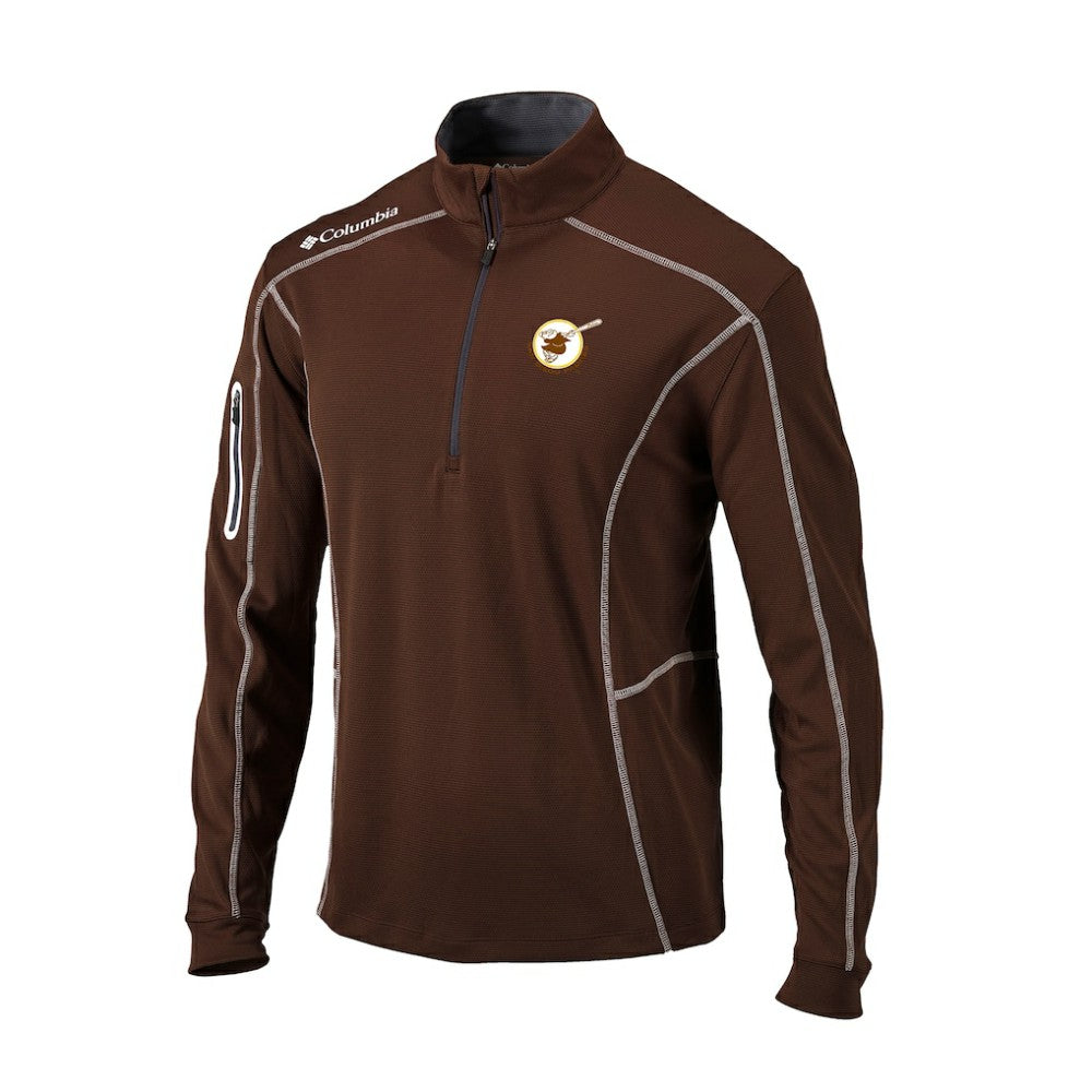 San Diego Padres Columbia Cooperstown Collection Omni-Wick Shotgun Quarter-Zip Top for sale