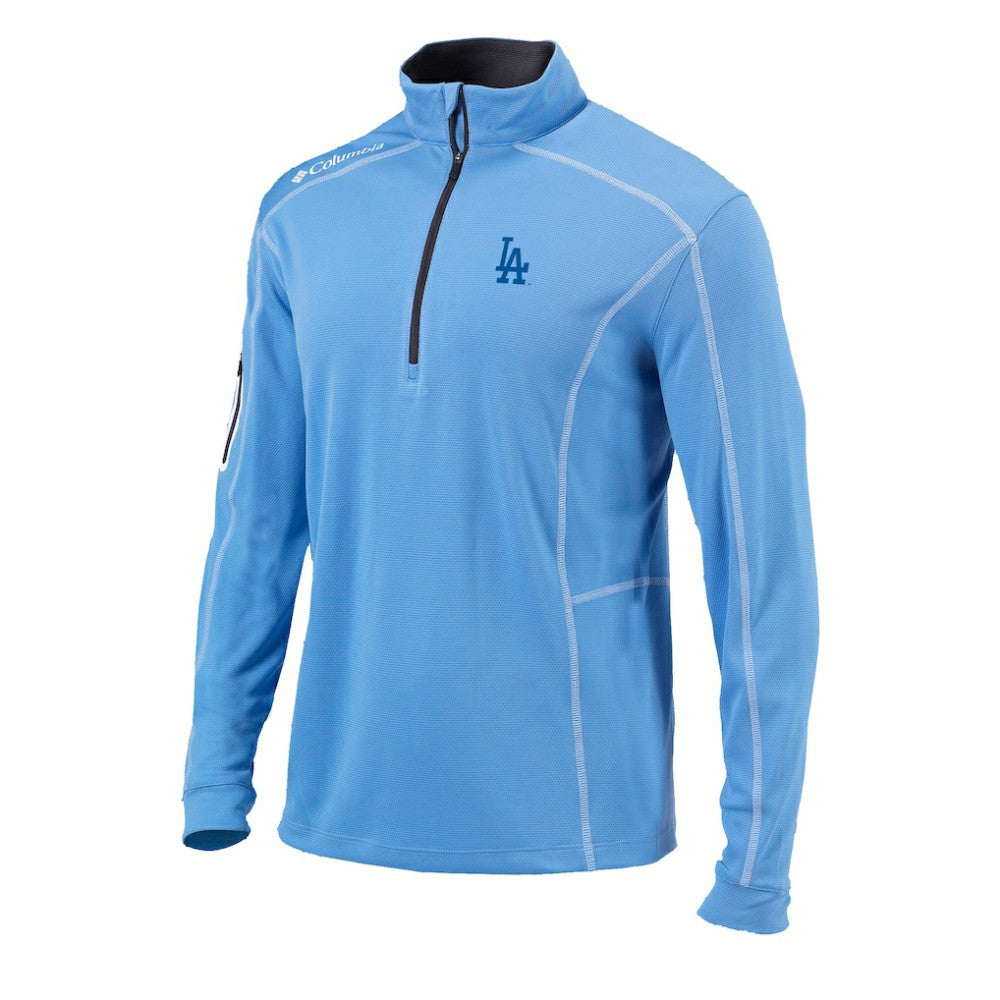 Los Angeles Dodgers Columbia Cooperstown Collection Omni-Wick Shotgun Quarter-Zip Top Online