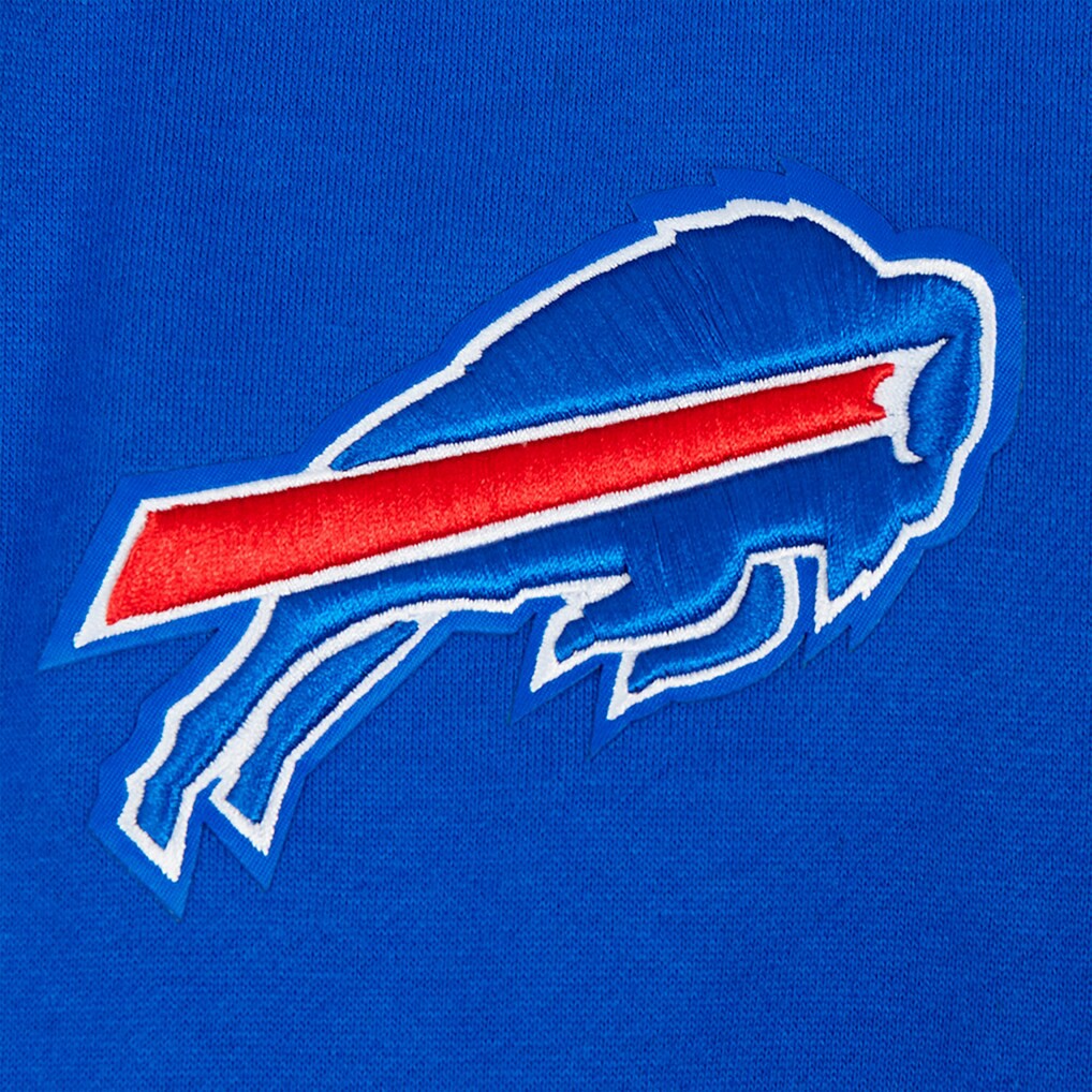Buffalo Bills Pro Standard Turn It Up Drop Shoulder Pullover Sweatshirt - Royal - NFL