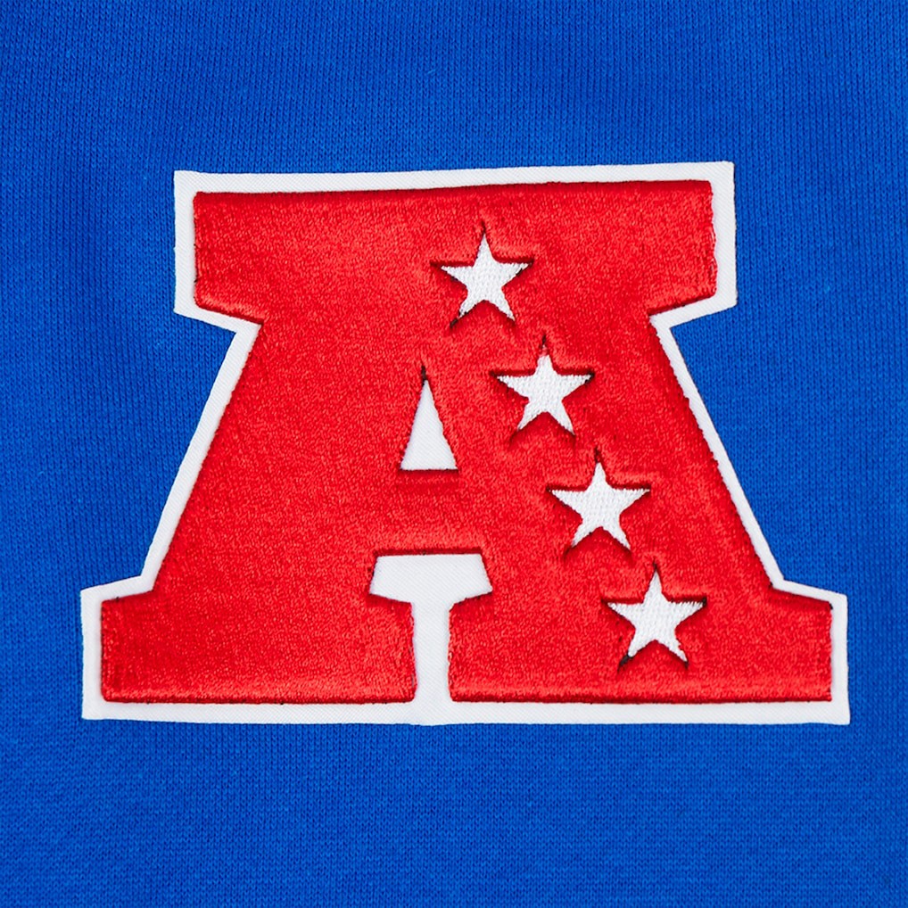 Buffalo Bills Pro Standard Turn It Up Drop Shoulder Pullover Sweatshirt - Royal - NFL