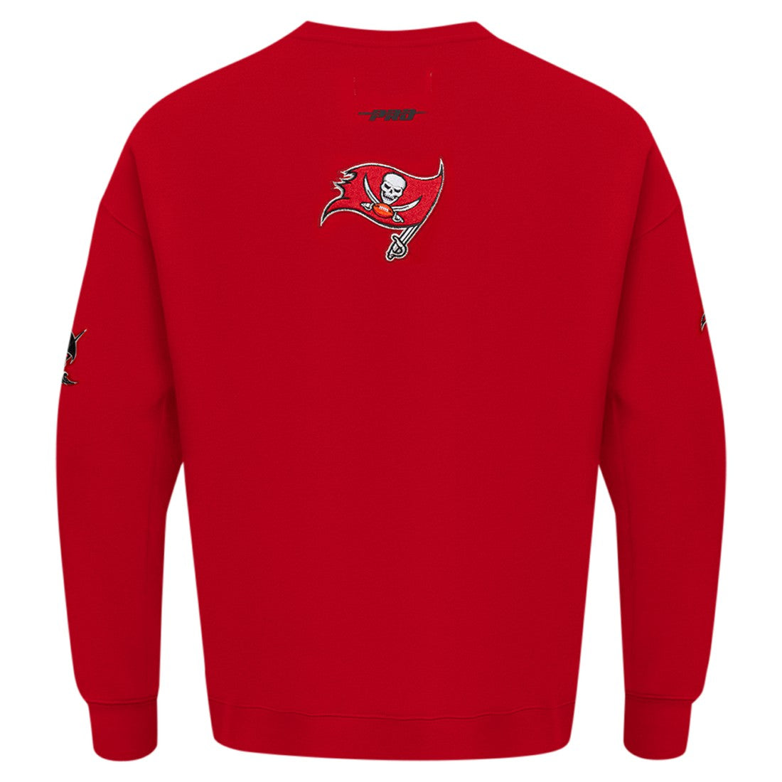 Tampa Bay Buccaneers Pro Standard Turn It Up Drop Shoulder Pullover Sweatshirt - Red - NFL