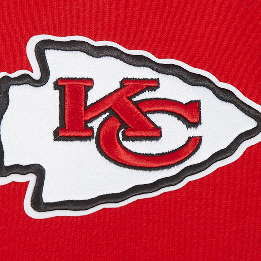 Kansas City Chiefs Pro Standard Turn It Up Drop Shoulder Pullover Sweatshirt - Red - NFL
