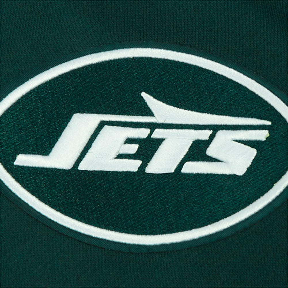 New York Jets Pro Standard Turn It Up Drop Shoulder Pullover Sweatshirt - Green - NFL