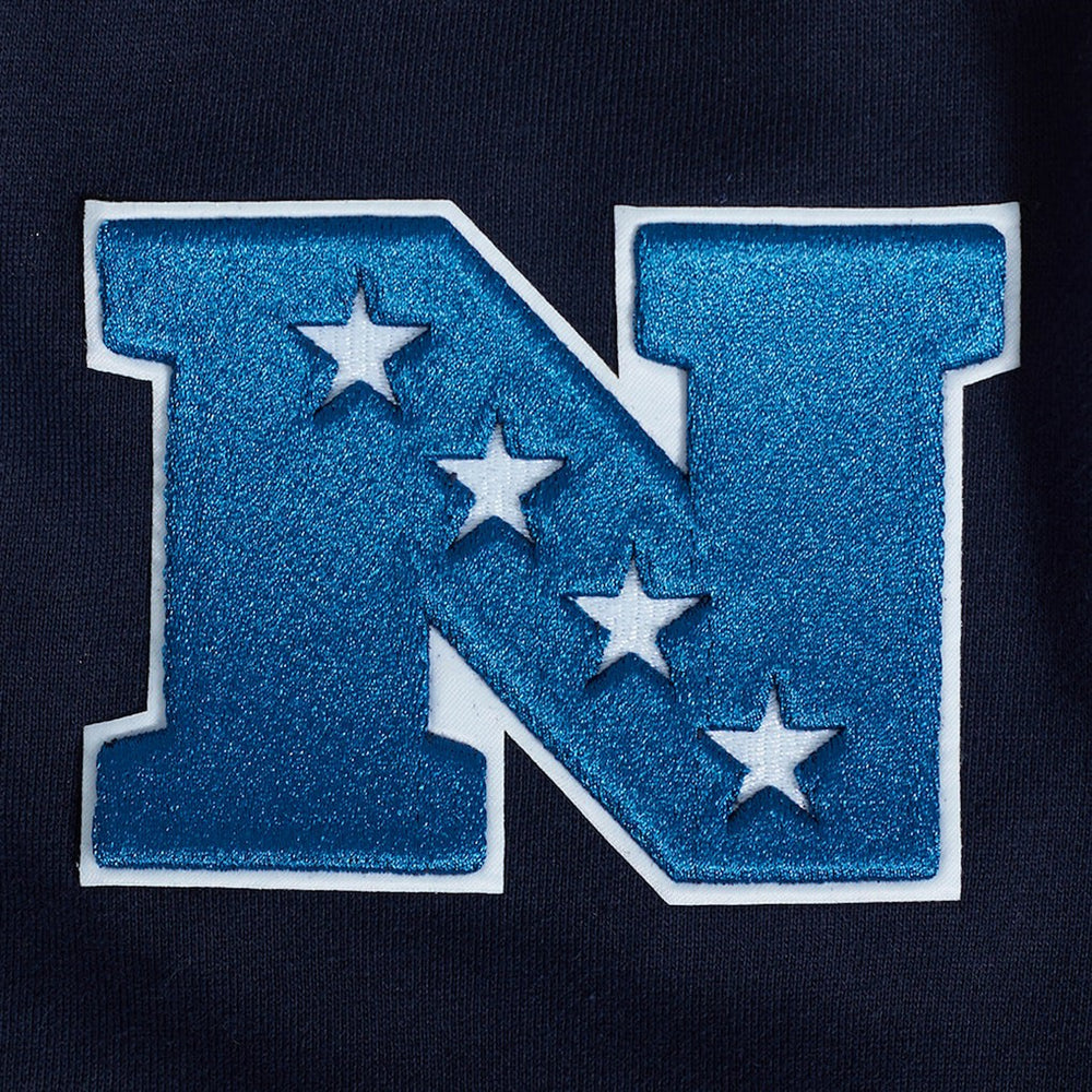 Seattle Seahawks Pro Standard Turn It Up Drop Shoulder Pullover Sweatshirt - College Navy - NFL