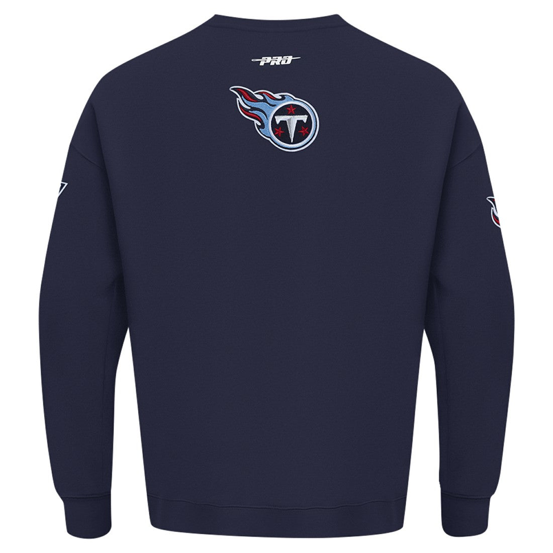 Tennessee Titans Pro Standard Turn It Up Drop Shoulder Pullover Sweatshirt - Navy - NFL