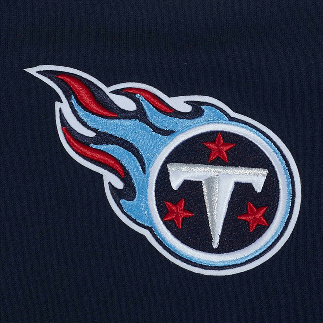 Tennessee Titans Pro Standard Turn It Up Drop Shoulder Pullover Sweatshirt - Navy - NFL