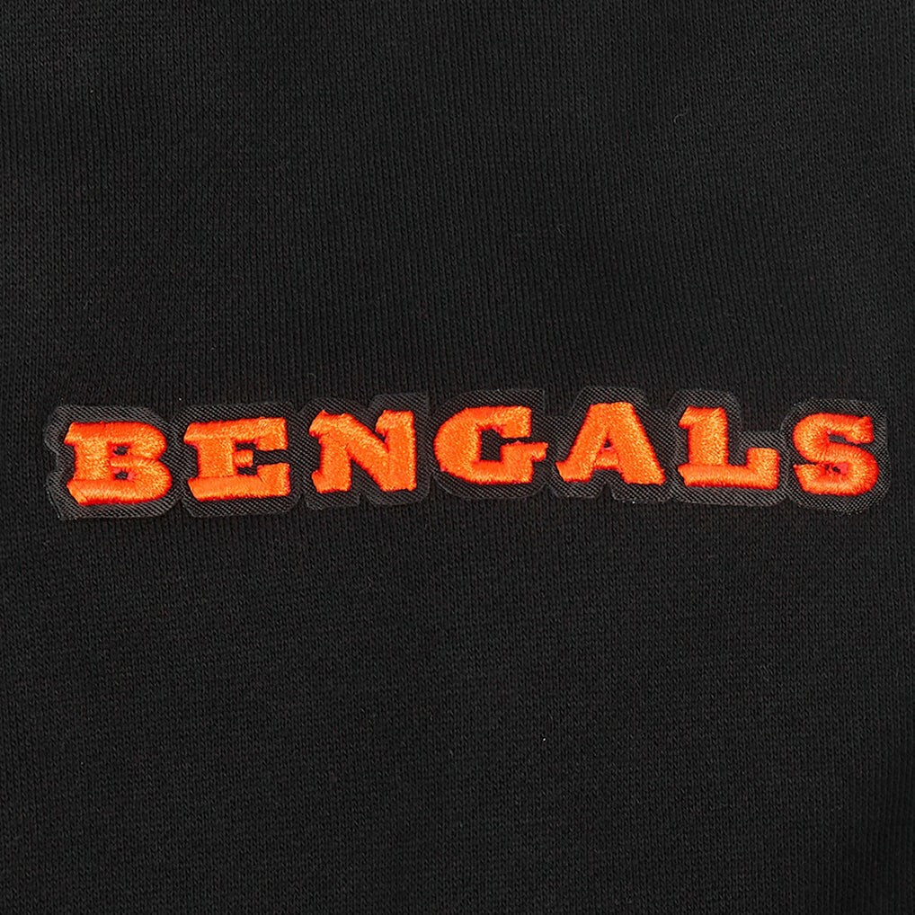 Cincinnati Bengals Pro Standard Turn It Up Drop Shoulder Pullover Sweatshirt - Black - NFL
