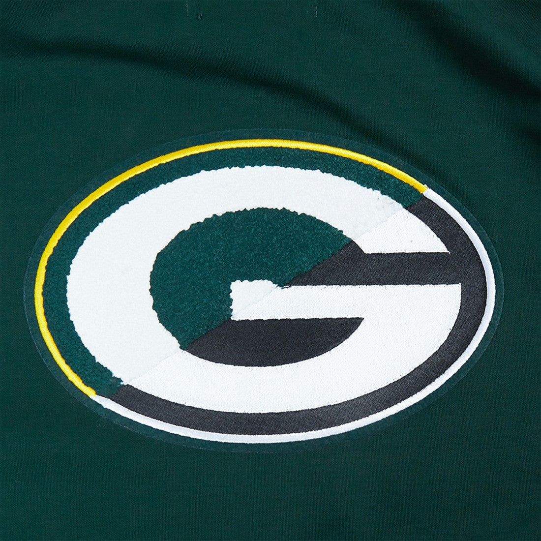 Green Bay Packers Pro Standard Split Logo Double Knit Full-Zip Hoodie - Green - NFL