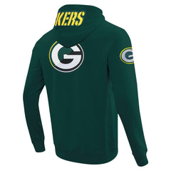Green Bay Packers Pro Standard Split Logo Double Knit Full-Zip Hoodie - Green - NFL