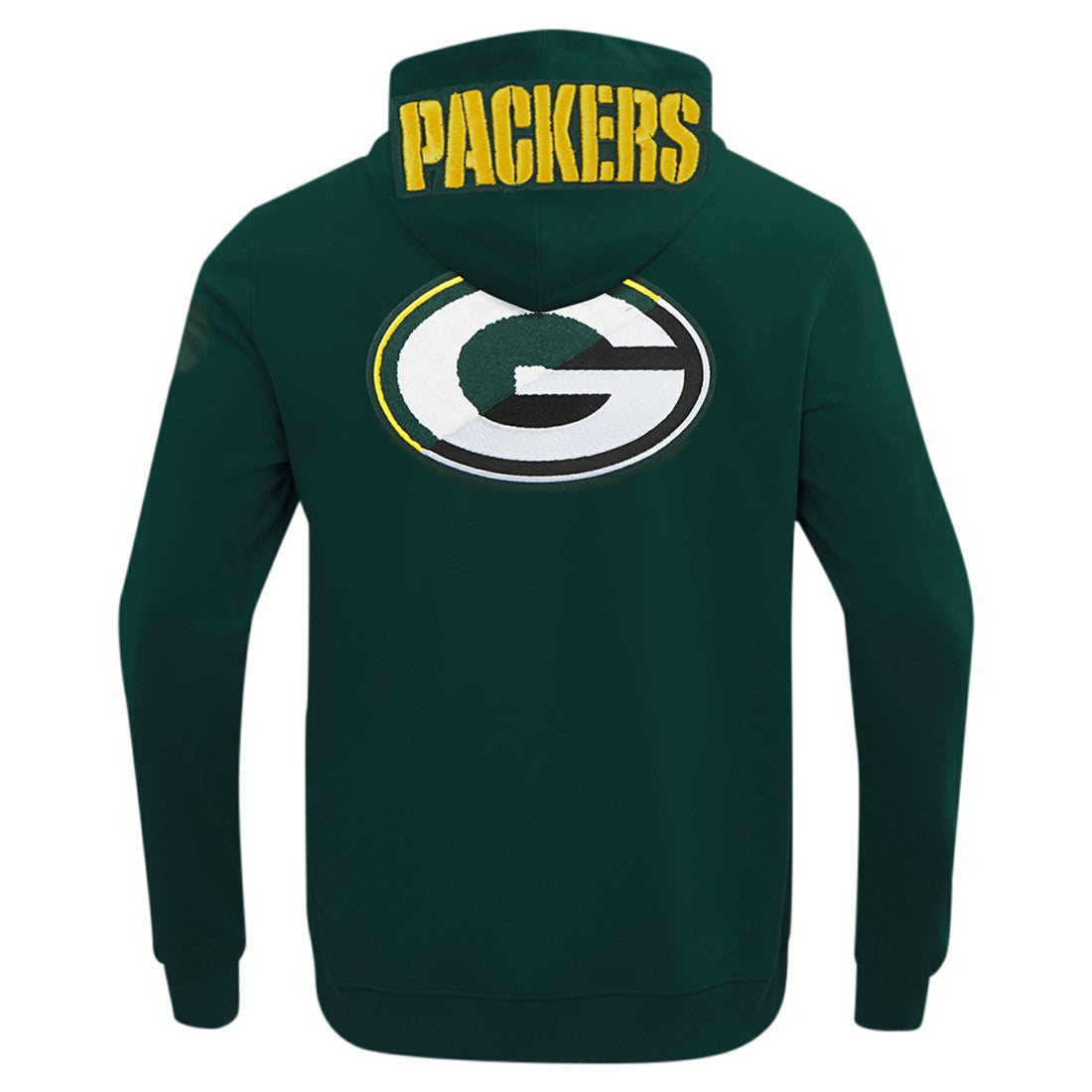 Green Bay Packers Pro Standard Split Logo Double Knit Full-Zip Hoodie - Green - NFL
