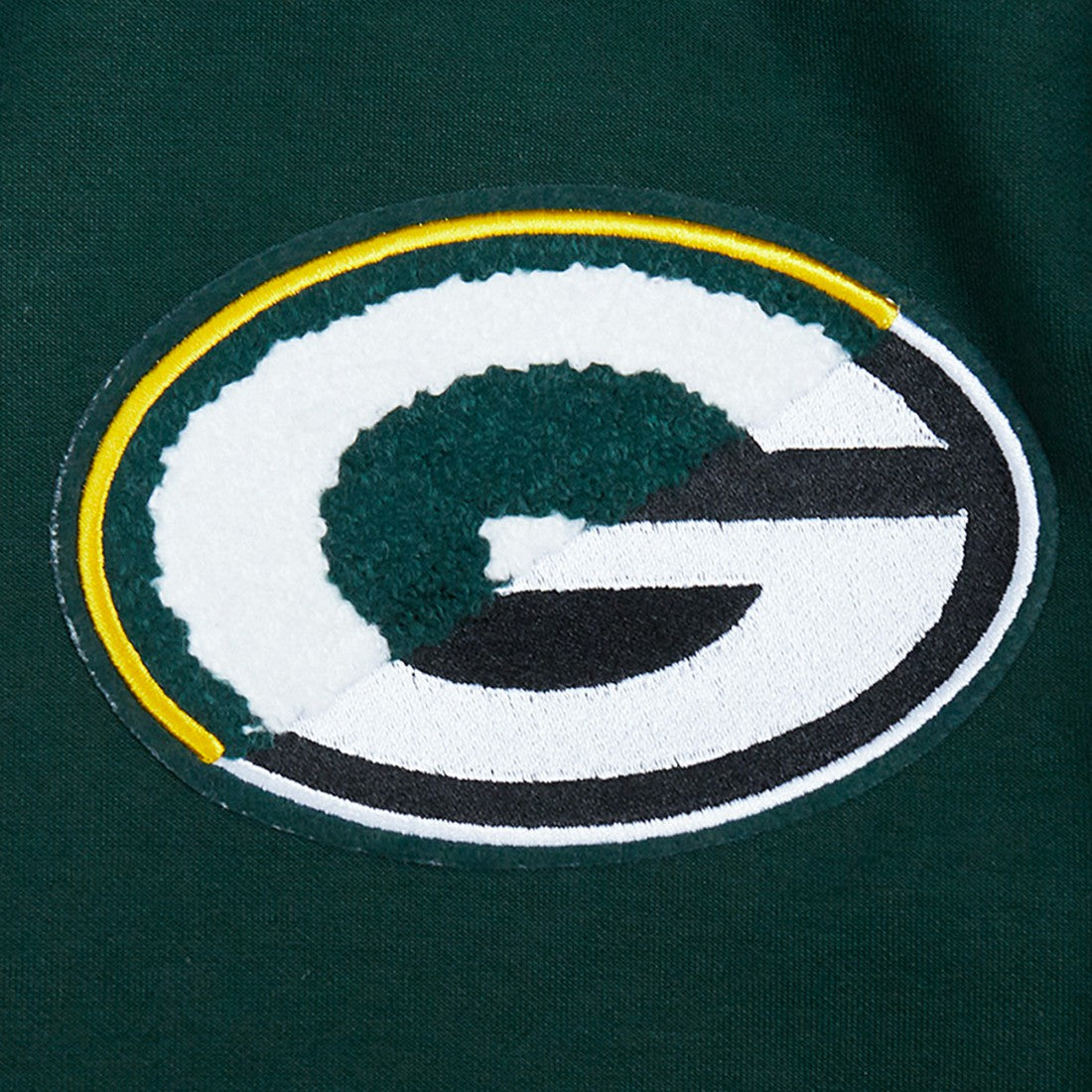 Green Bay Packers Pro Standard Split Logo Double Knit Full-Zip Hoodie - Green - NFL