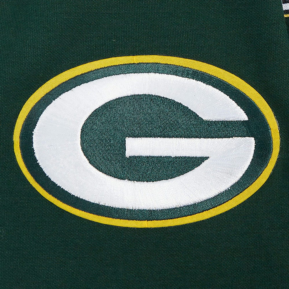Green Bay Packers Pro Standard Split Logo Double Knit Full-Zip Hoodie - Green - NFL